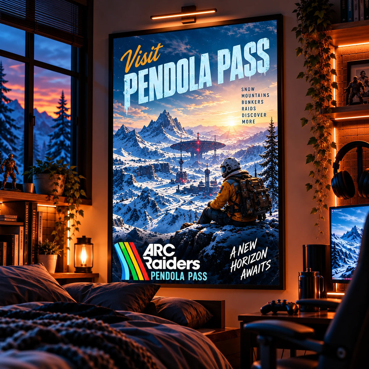 ARC Raiders Frozen Trail Poster – Frozen Battlefield Edition