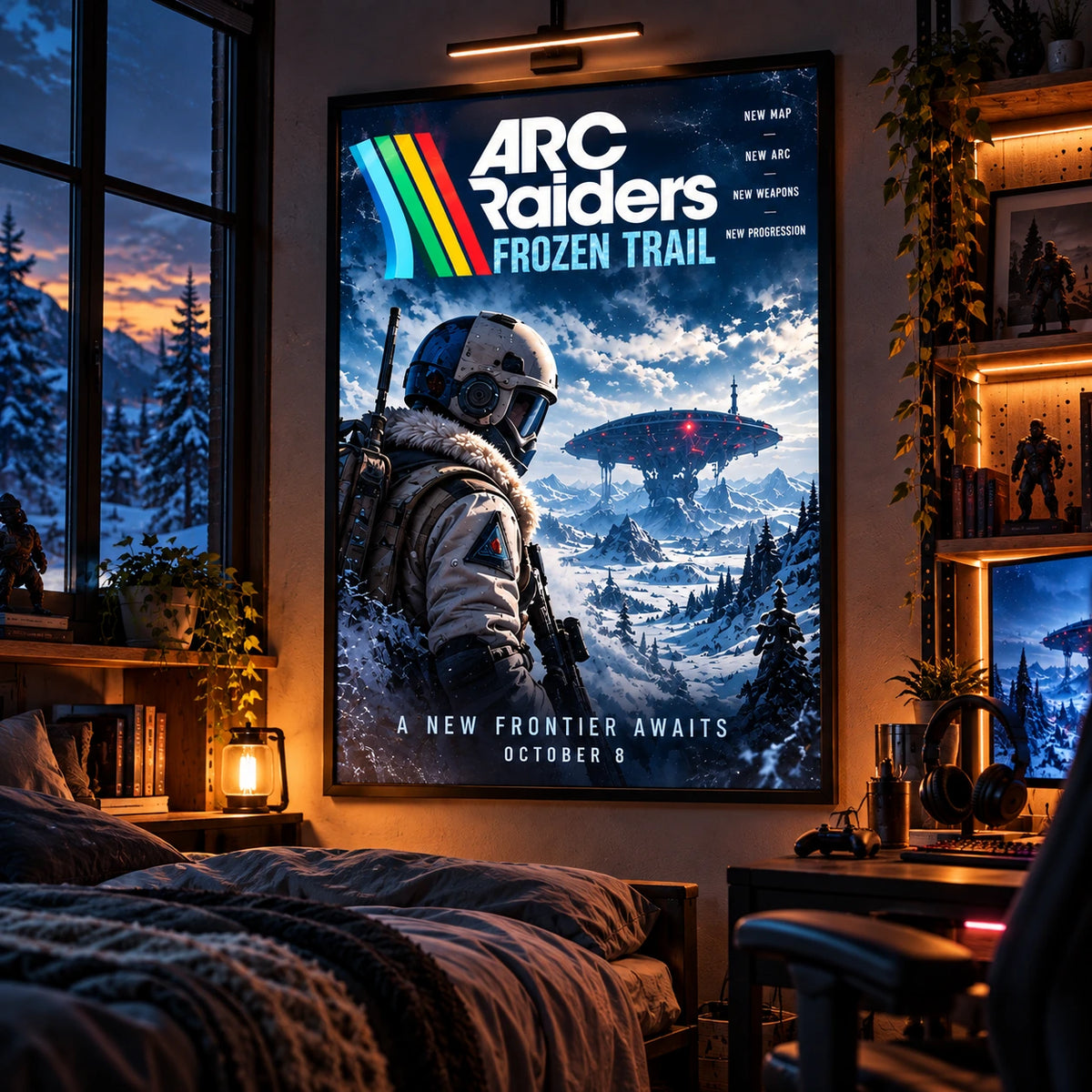 ARC Raiders Frozen Trail Poster – A New Frontier Awaits
