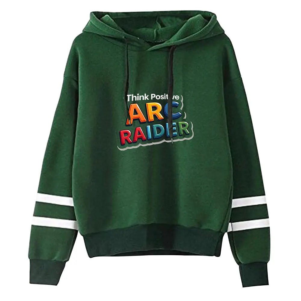 Arc Raiders White Hoodie - Think Positive