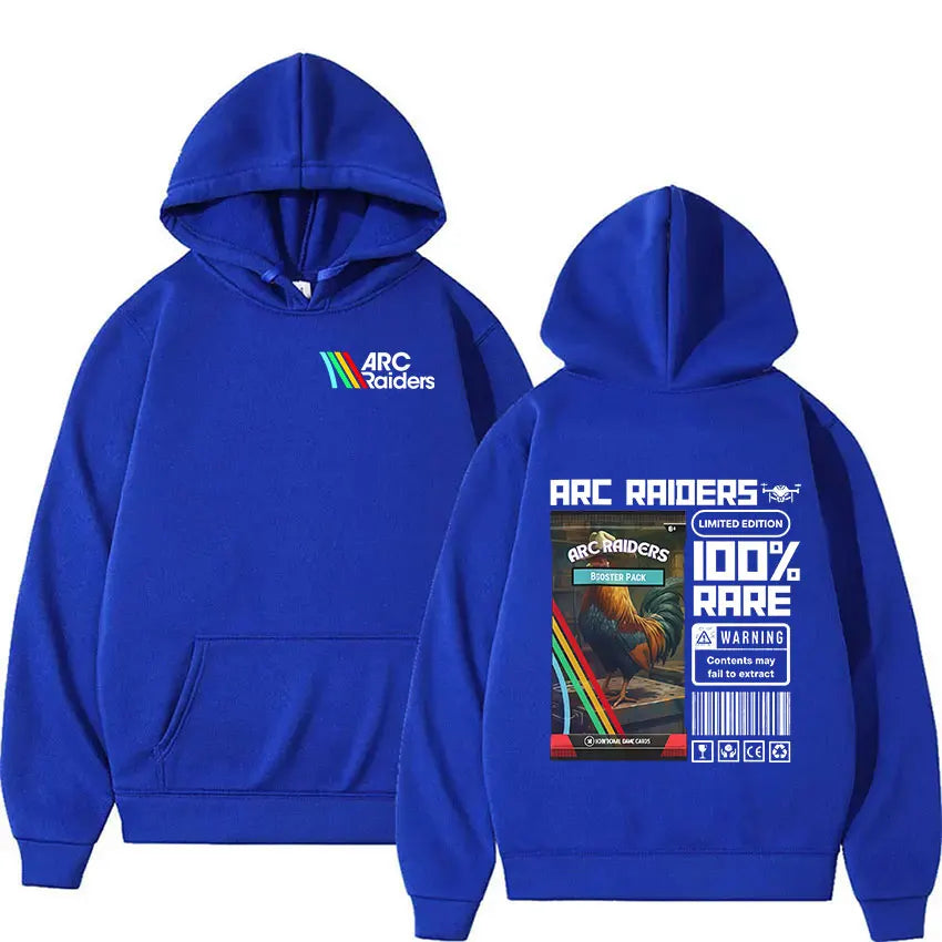 Sweat à capuche bleu ARC Raiders – 100 % RARE