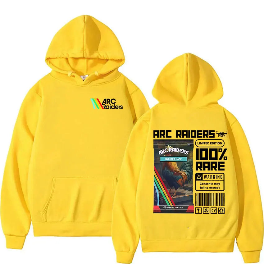 Sweat à capuche jaune ARC Raiders - 100 % RARE