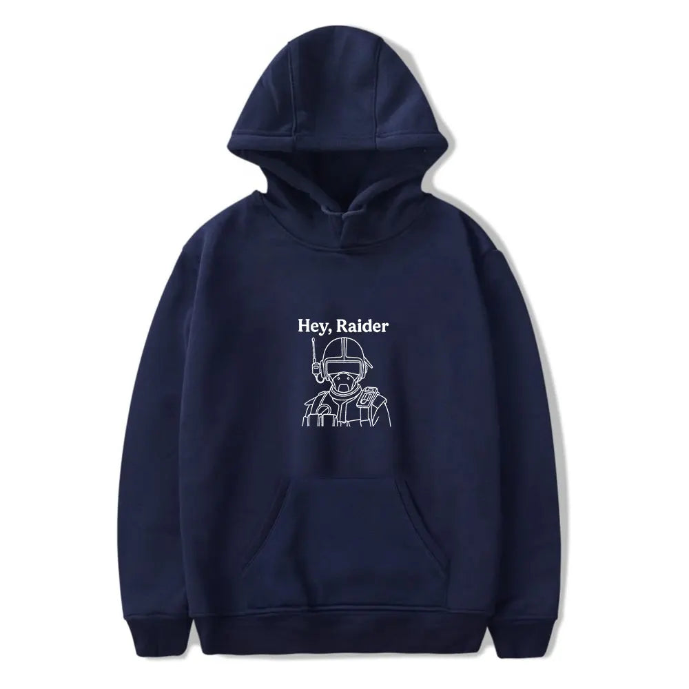 Sweat à capuche bleu marine ARC Raiders - Salut Raider