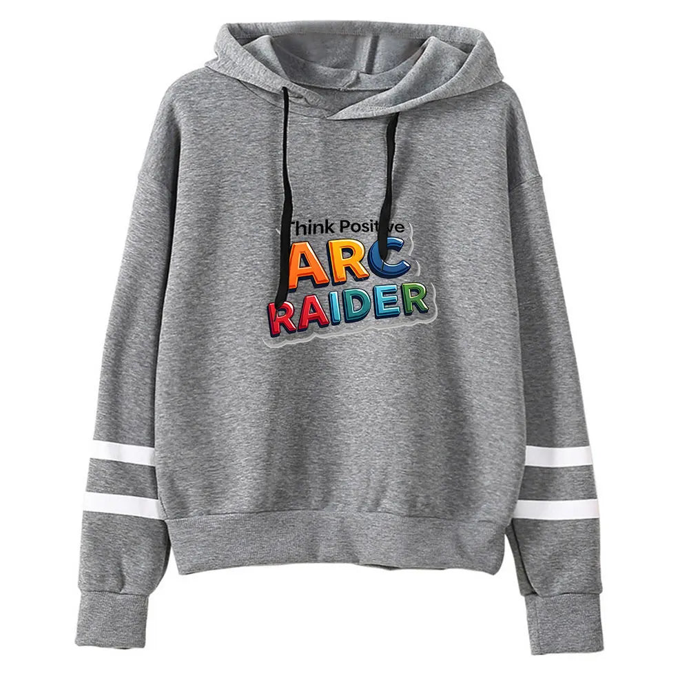 Sweat à capuche gris ARC Raiders - Pensez positif