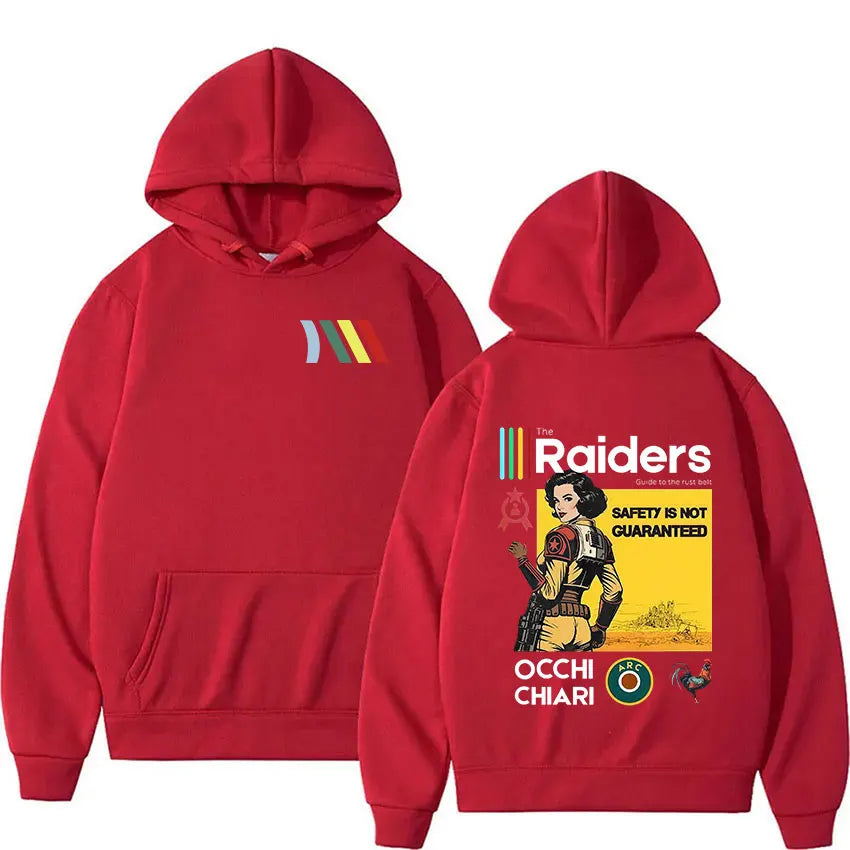 ARC Raiders - Sweat à capuche rouge - Sécurité non garantie