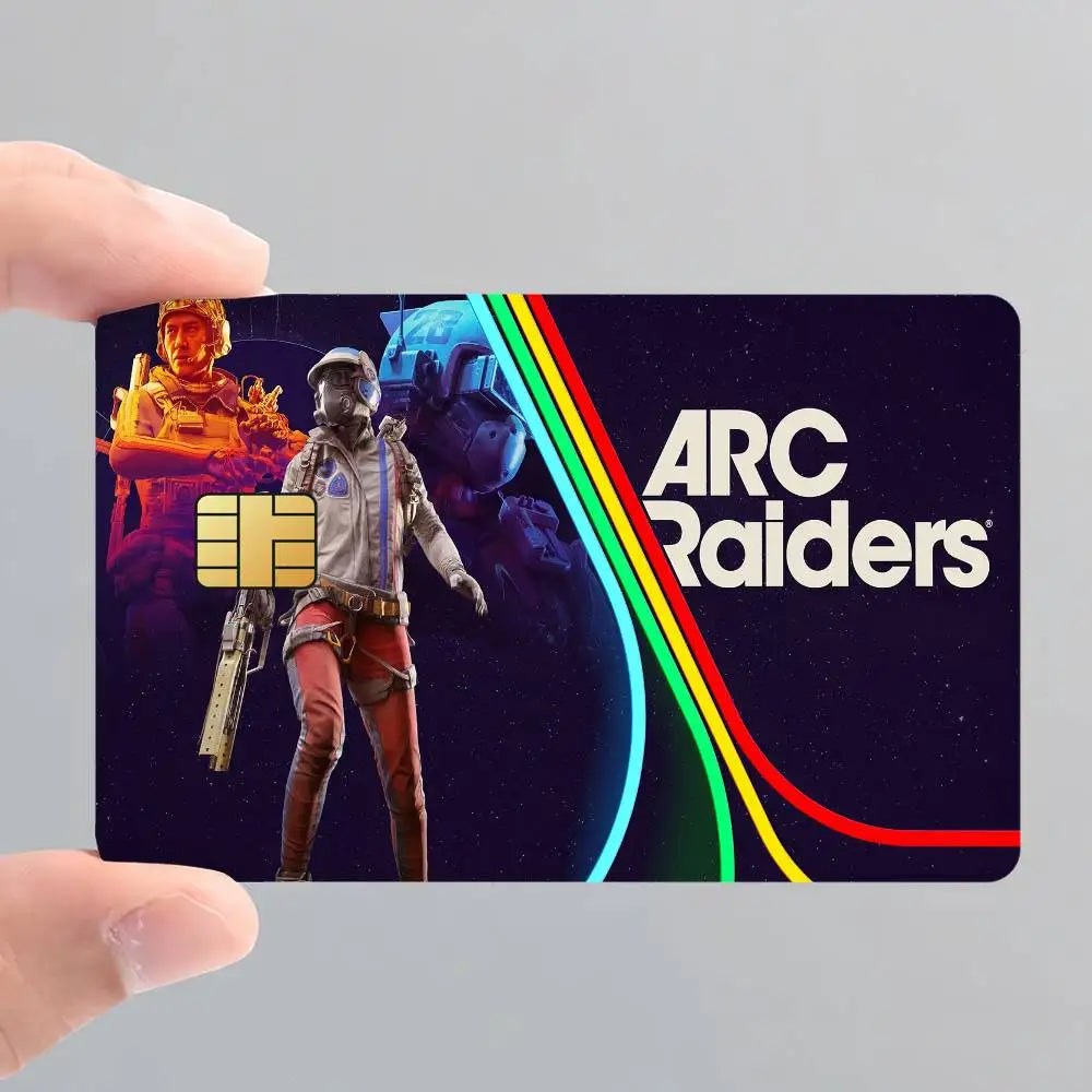 Autocollants de carte ARC Raiders - 4 pièces - 3