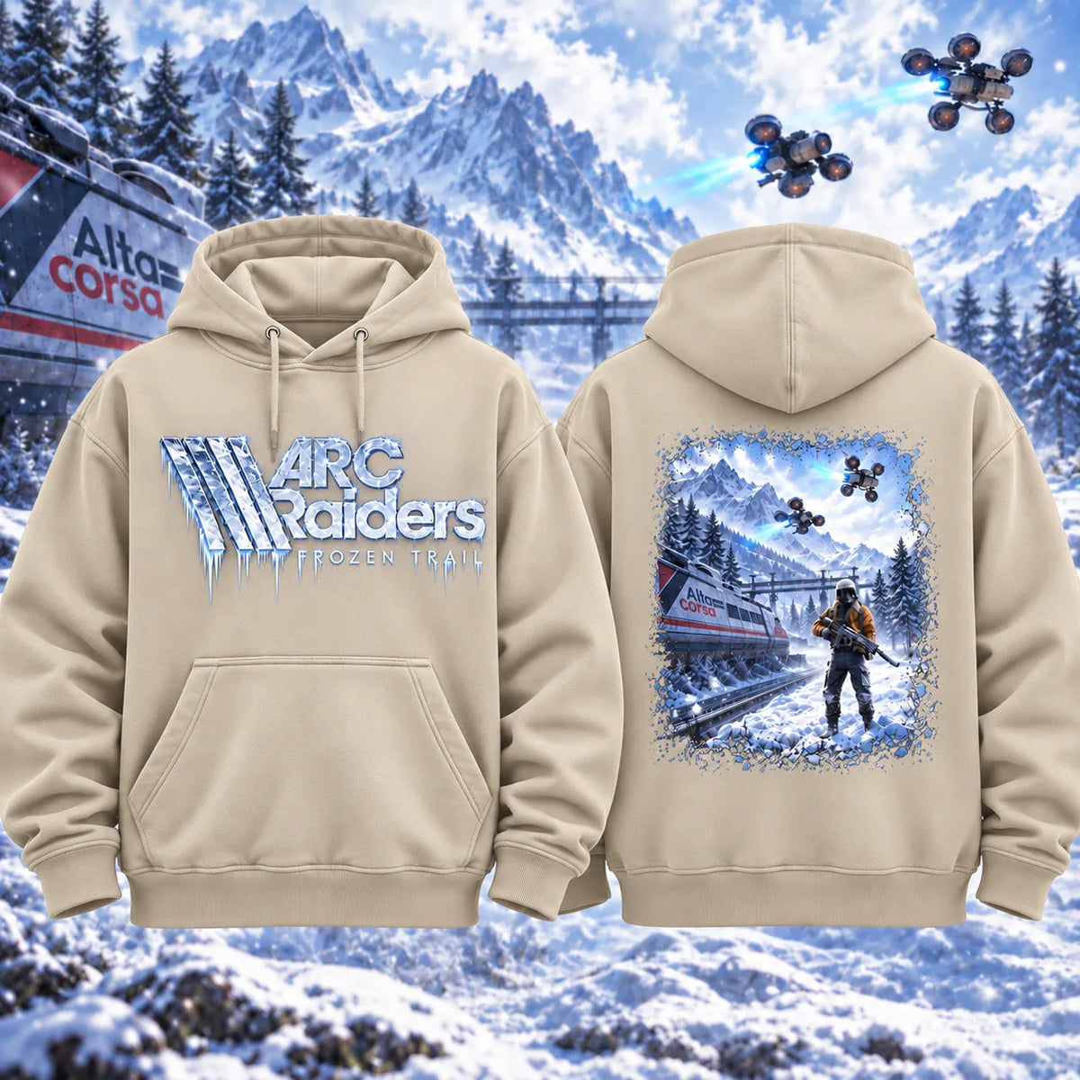 ARC Raiders Frozen Trail Hoodie – Available in Multiple Colors