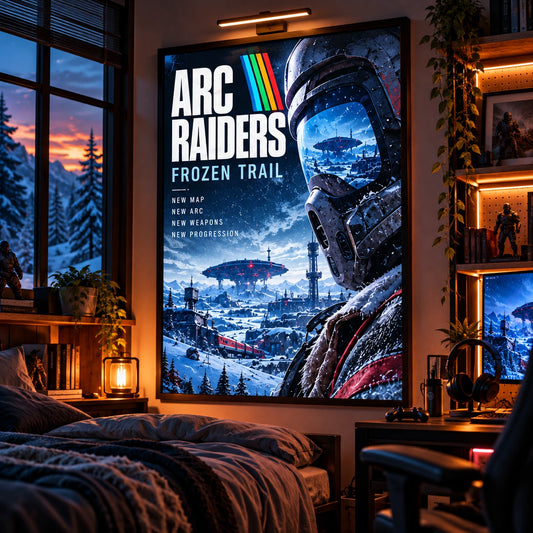 ARC Raiders Frozen Trail Poster – The Raider’s Frozen Horizon
