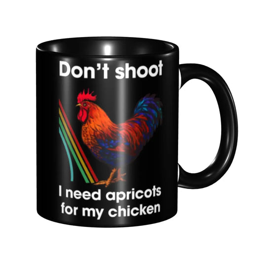 Arc Raiders Mug - Don't shoot I need apricots for my chicken - 12