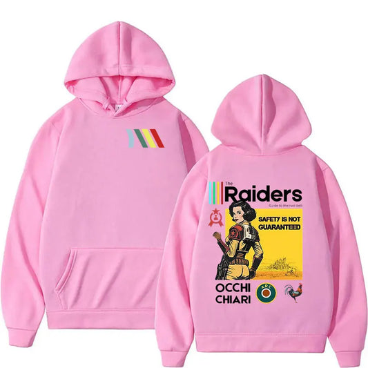 ARC Raiders Pink Hoodie - Safety is not guaranteed