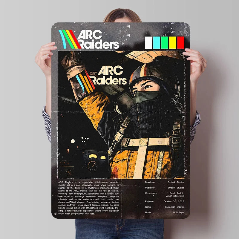 Arc Raiders Metal Posters - 5