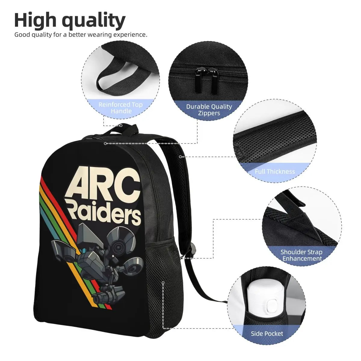 Sac à dos ARC Raiders - Ne tirez pas j'ai besoin d'abricots pour mon poulet - 24