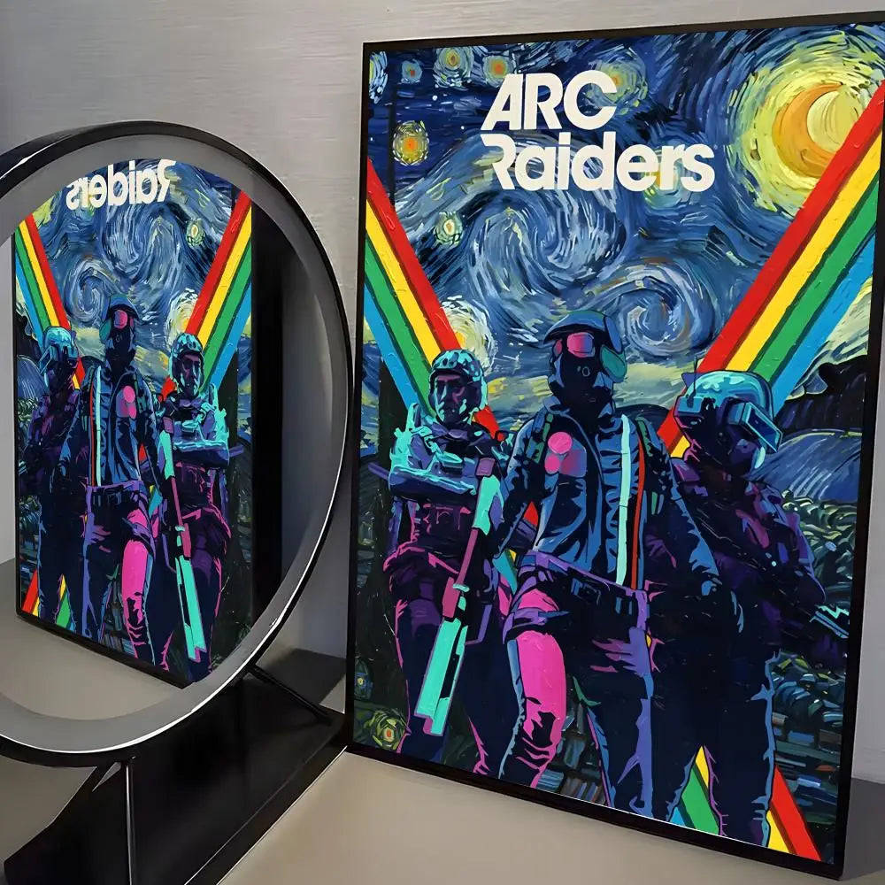 ARC Raiders Modern Poster - Design 3 - Van Gogh