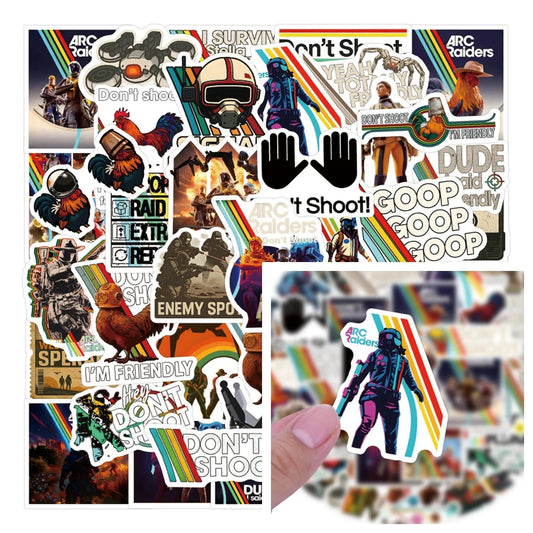 ARC Raiders Waterproof Stickers - 100 Pieces
