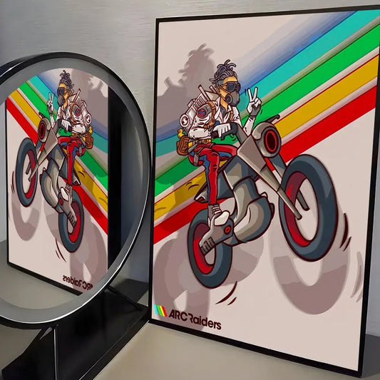 ARC Raiders Modern Poster - Design 1 - Bike