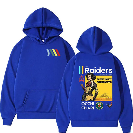 ARC Raiders Blue Hoodie - Safety is not guaranteed