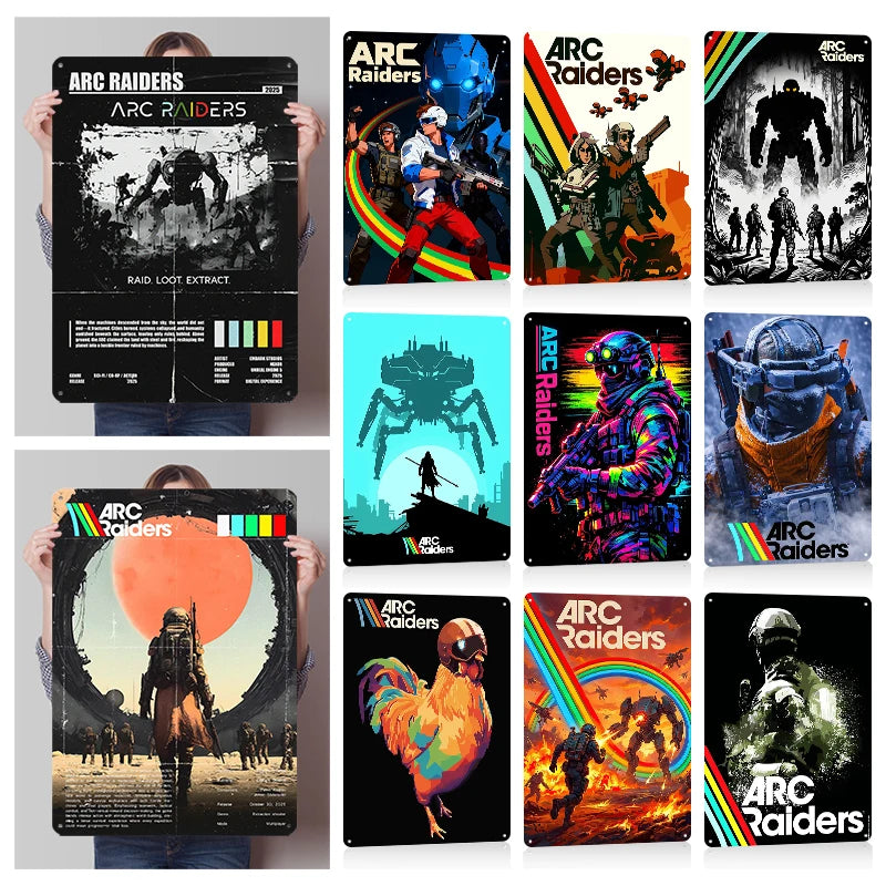 Arc Raiders Metal Posters - 33