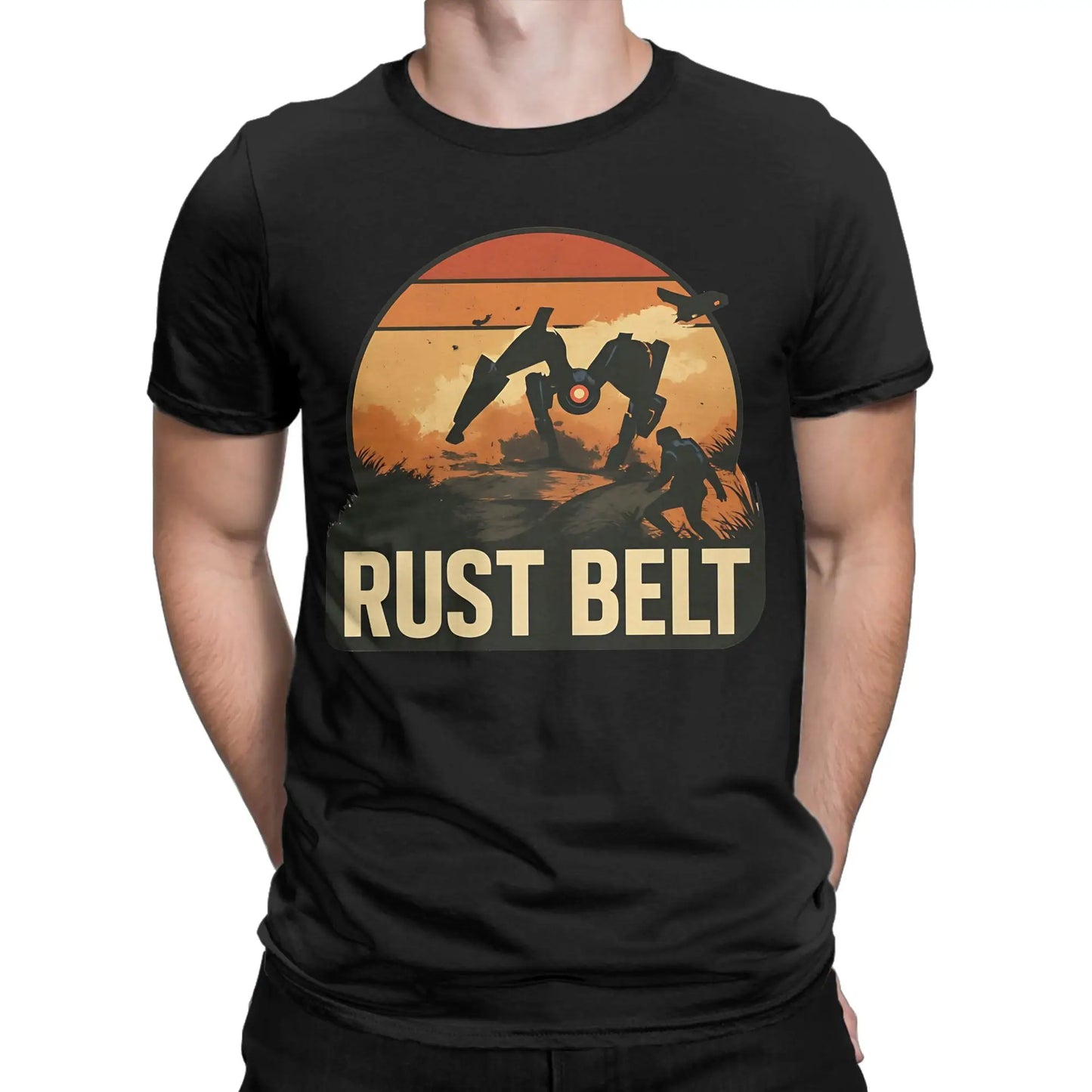 Arc Raiders Black T-Shirt - Rust Belt