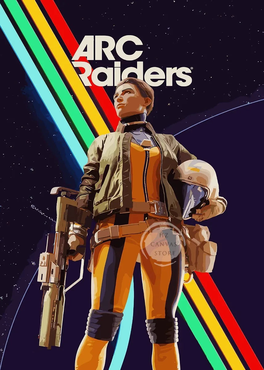 Arc Raiders Retro Poster - 2